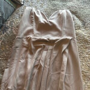 Elegance Personified!!! The Shona Joy Champagne Strapless Dress